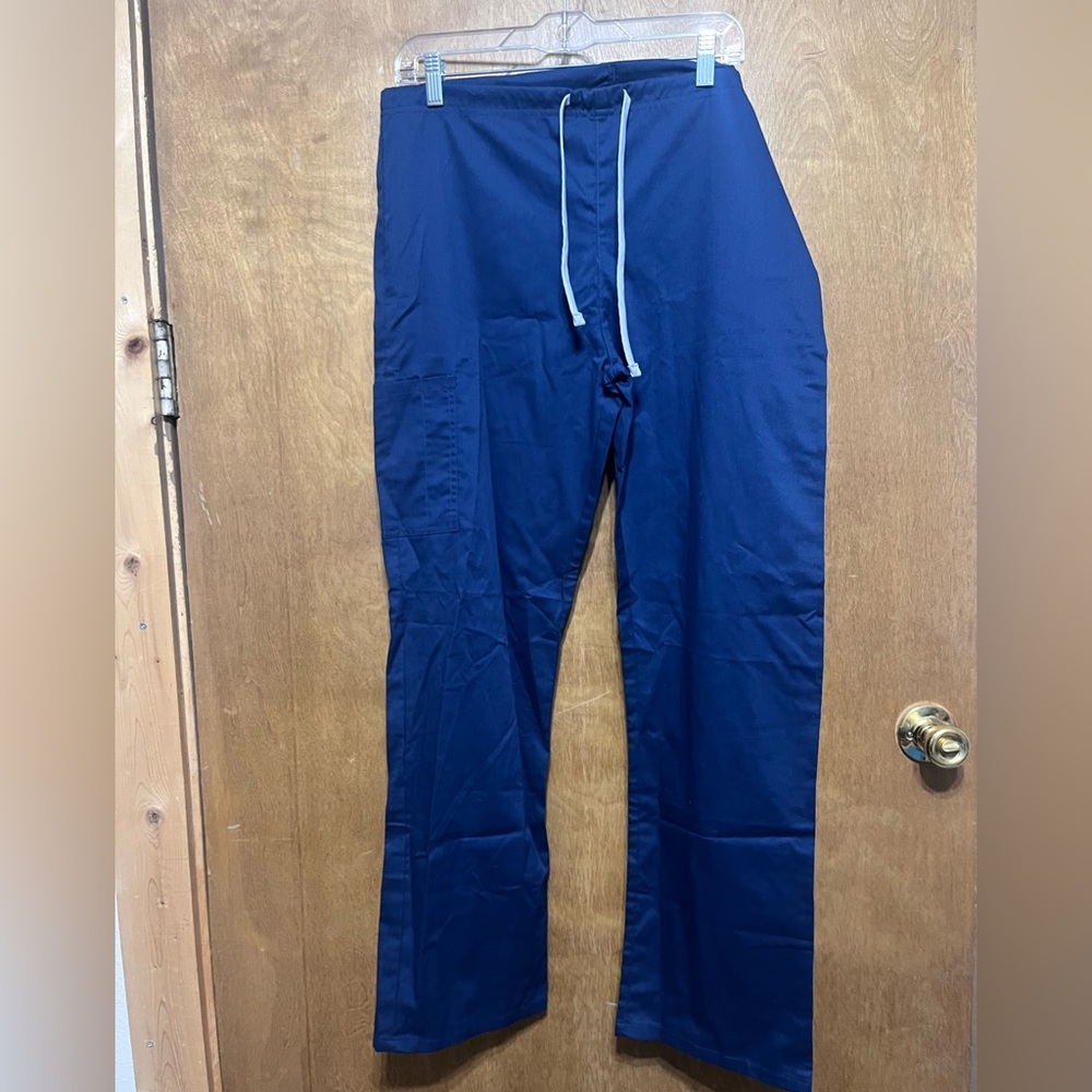 New! Landau All Day Unisex Fit Navy Scrub Pants SZ XSM - Picture 4 of 6
